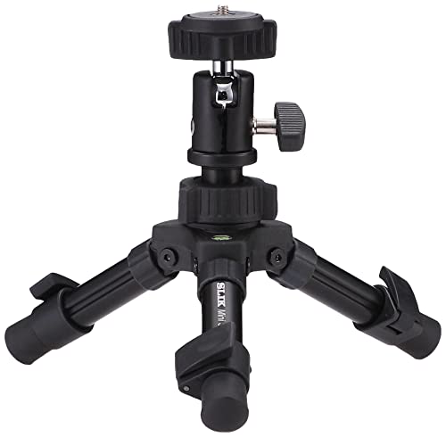 [Amazon.co.jp Exclusive] SLIK Mini 3 BH Tabletop Tripod with Portable Pouch, 2-Stage, Lever Lock, and Pan Head (Product Number: 217115)