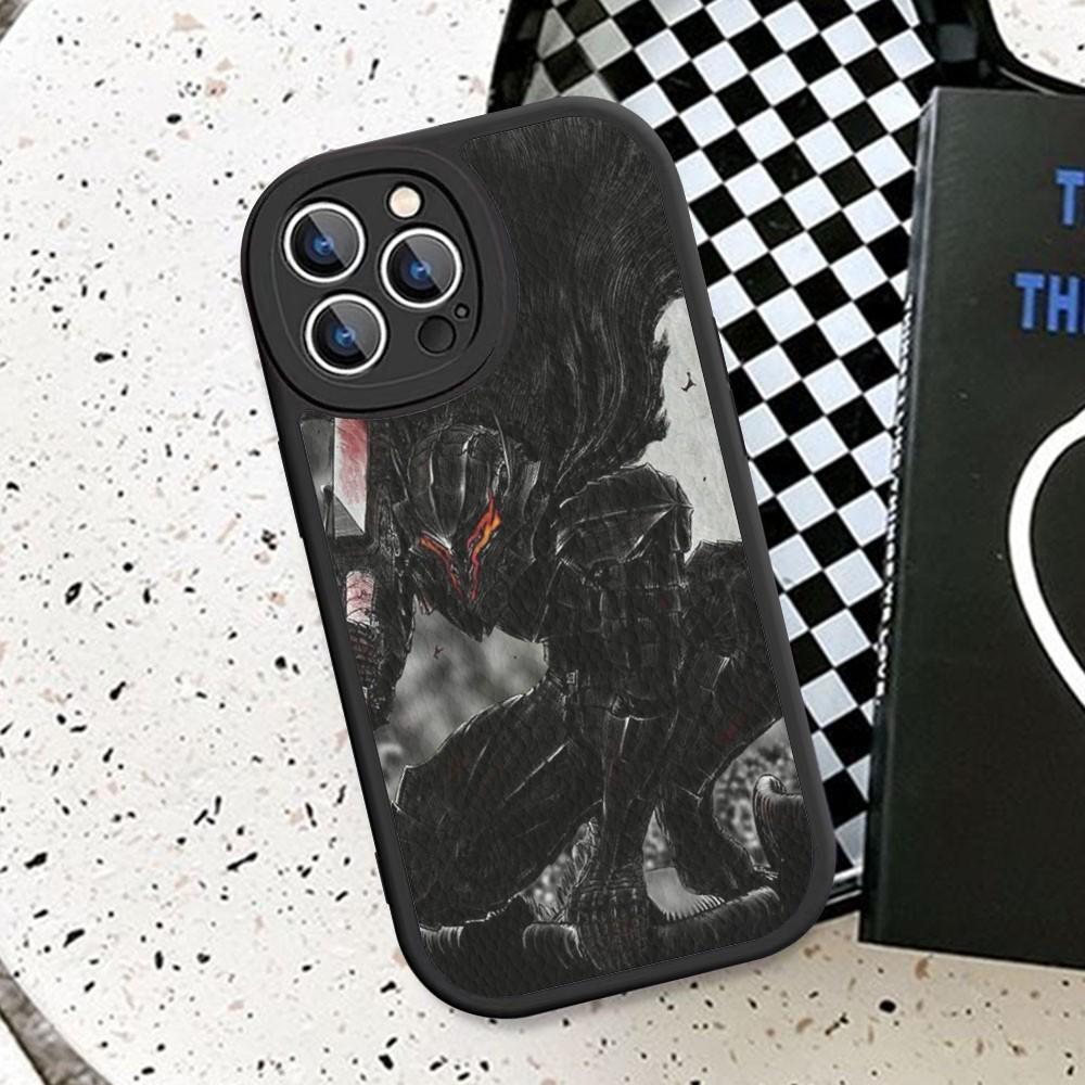 Anime Berserk Phone Case Hard Leather For IPhone 16 15 14 13 12 Mini 11 14 Pro Max Xs X Xr 7 8 Plus Fundas