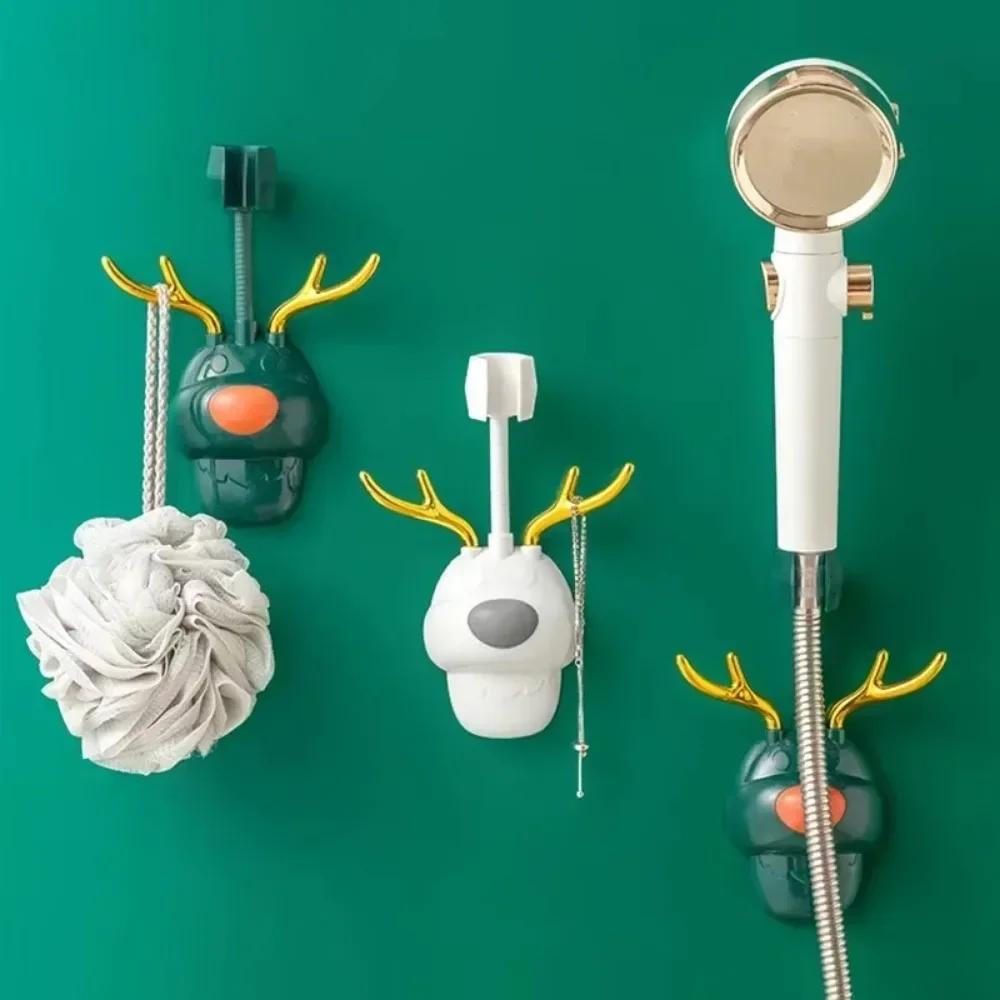 2025 Bathroom Organizer Box Elk Modeling Hair Dryer Wall Dryer Cradle Straightener Stand Hairdryer Holder Shelf Toilet Blower