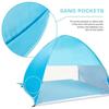 Active era tente de plage pop up déployable - protection solaire uv upf 50+ - comprend un sac de transport et des piquets de tente