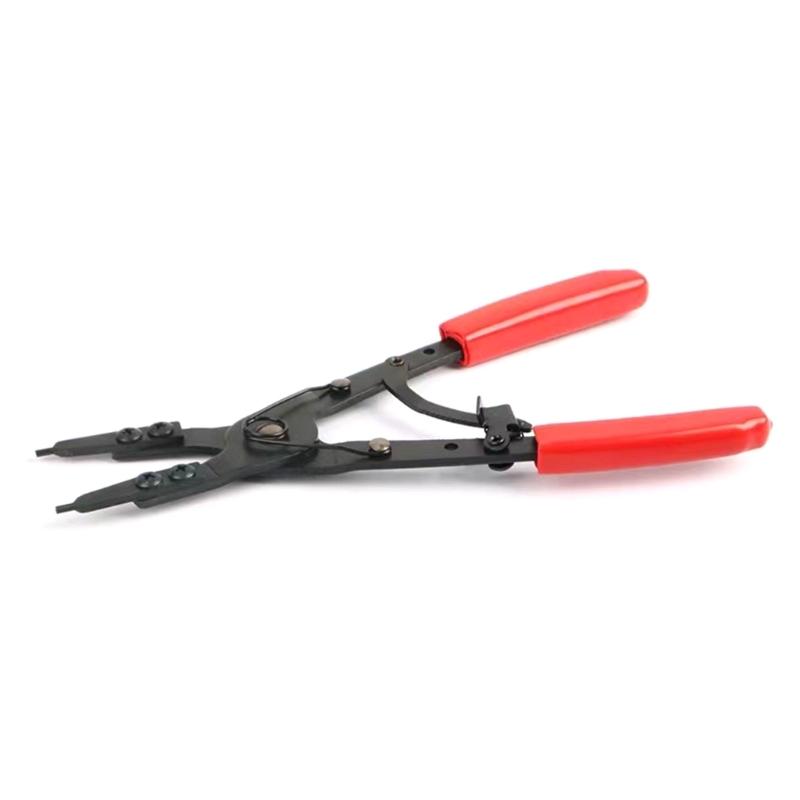 Heavy Duty Spindle Snaps Rings Pliers Internal External Circlip Pliers for Pickup Tool with Ratcheting Lock Mechanism