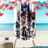 TRANSFORMERS Print Beach Towel, Large Soft Quick Dry Towel for Beach Camping Swimming