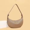 2026 New Arrival Women's Genuine Leather Crescent Vintage Solid Hobo Shoulder Bag Soft Cowhide Crossbody Bag for Daily Commute
