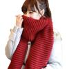 Warm and Thickened Solid Color Wool Scarf for Men and Women Women's Autumn and Winter Couple Scarf  Winter