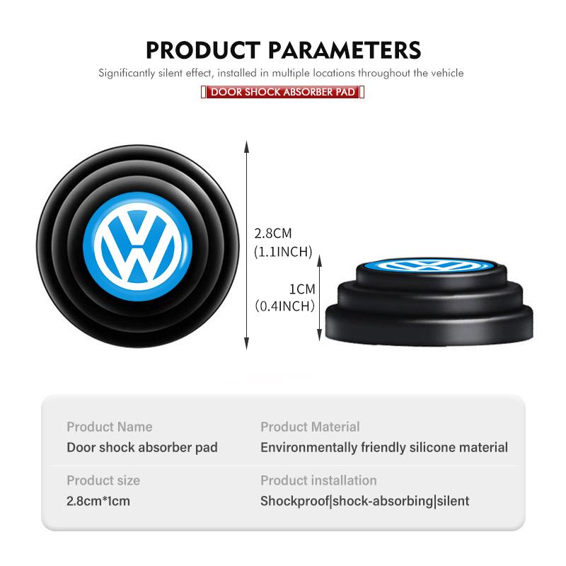 2026 Hot For Volkswagen VW Car Door Shock Absorbing Cushion Sound Insulation Anti-shock Pad For Volkswagen Polo Jetta Sagitar Ma