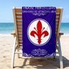 Fiorentina Football Club  Beach Towel - Soft, Absorbent Microfiber, Lightweight, Ideal for The Beach, Parties, Travel, Camping fan gifts