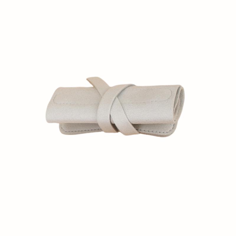 Multifunctional Cross-Border Jewelry Roll: Foldable Portable Microfiber Storage Clutch