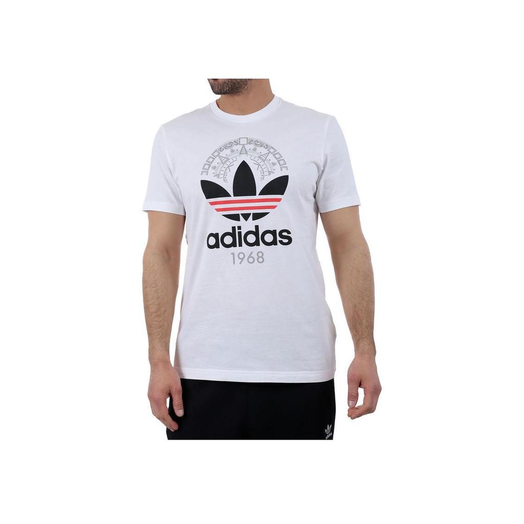 Adidas Originals Trefoil Tee Casual Sport Short Sleeve T-Shirt Men Tops White CD6827