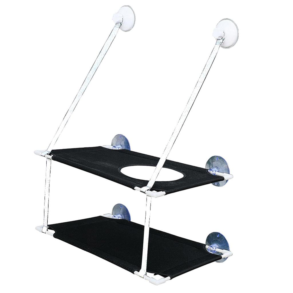 Cat Window Perch Shelves Adjustable Window Hanging Bed Hammock Playing