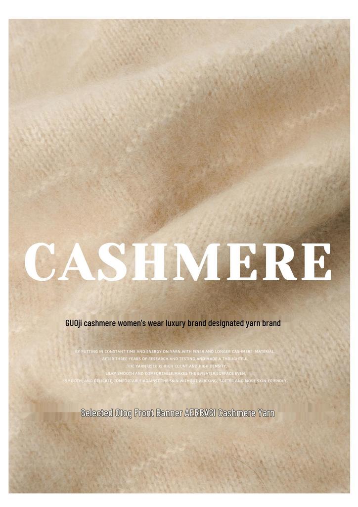 Women's Round Neck Cashmere Sweater: Autumn/Winter Jacquard Knitwear Top