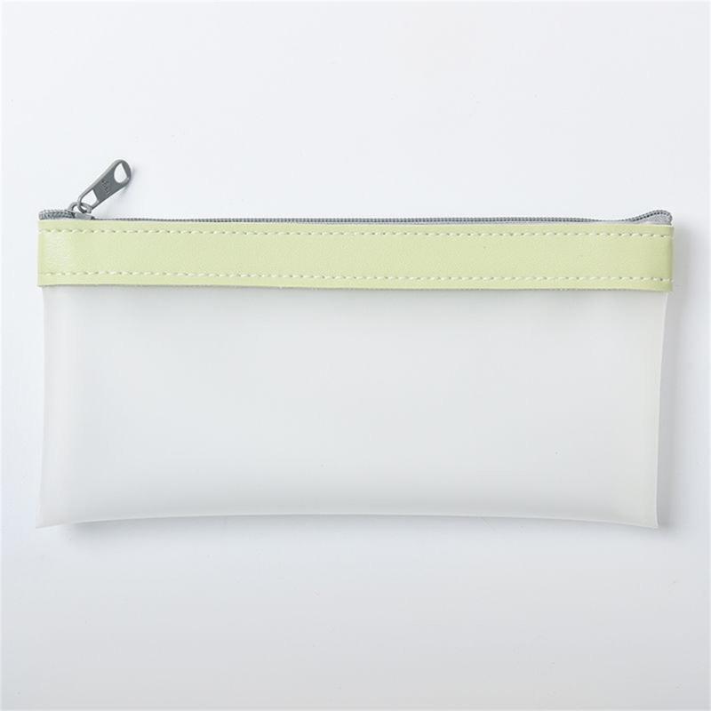 Pencil Case Pen Case Zipper Pouch Clear Stationery Bag Pencil Holder Pencil Bag for Ballpoint Pens Markers Erasers