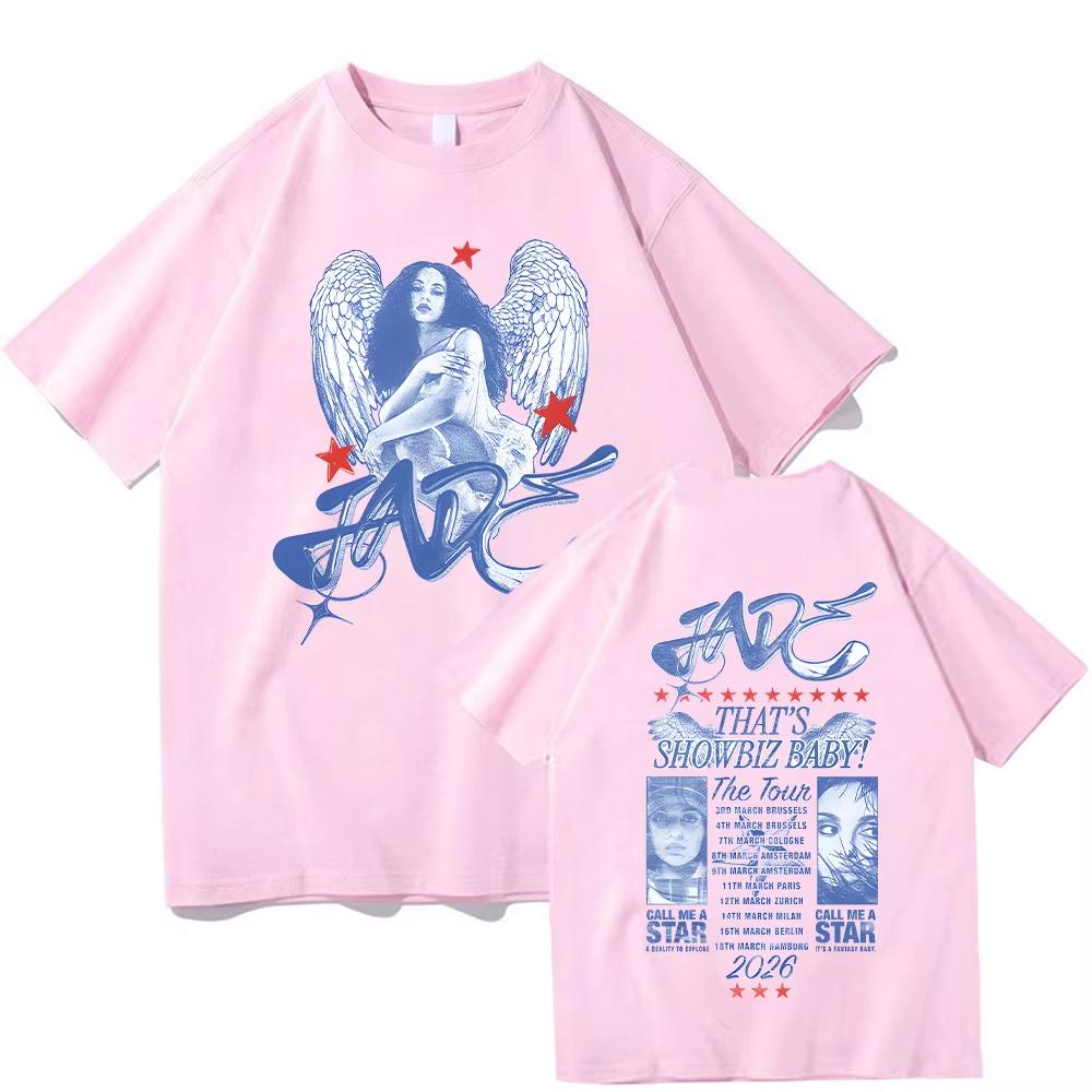 ThatS Showbiz Baby Tour 2026 T-shirt con data Jade Thirlwall T-shirt Estive Cotone Alta Qualità Nuova Punk Abbigliamento Top Unisex
