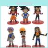 Collectible Dragon Ball Action Figures Set Featuring Goku Trunks Vegeta And Bulma Pvc Toys