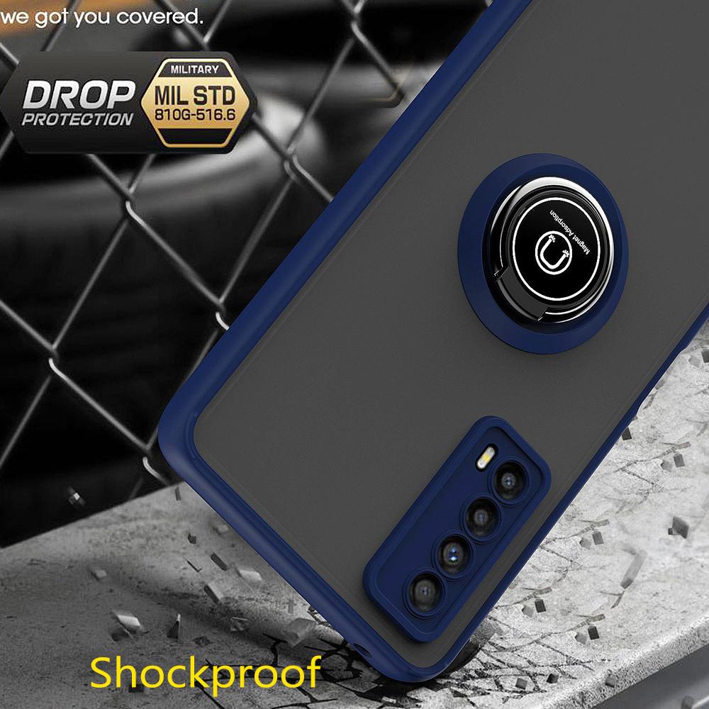 Magnetic Holder Phone Case For Huawei P30 Lite P20 P40 P50 Pro Nova 5T 8i 9 10 Shockproof Cover For Huawei P30 Pro Case Bracket