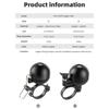 Retro Metal Bicycle Alarm Bell Black Gold Lightweight Loud Horn Retro Bells Bike Accessories