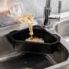 Vegetable Fruit Filter Sink Shelf Stainless Steel Triangular Drain Holder Hanging Storage Strainer Basket Kitchen Accessories