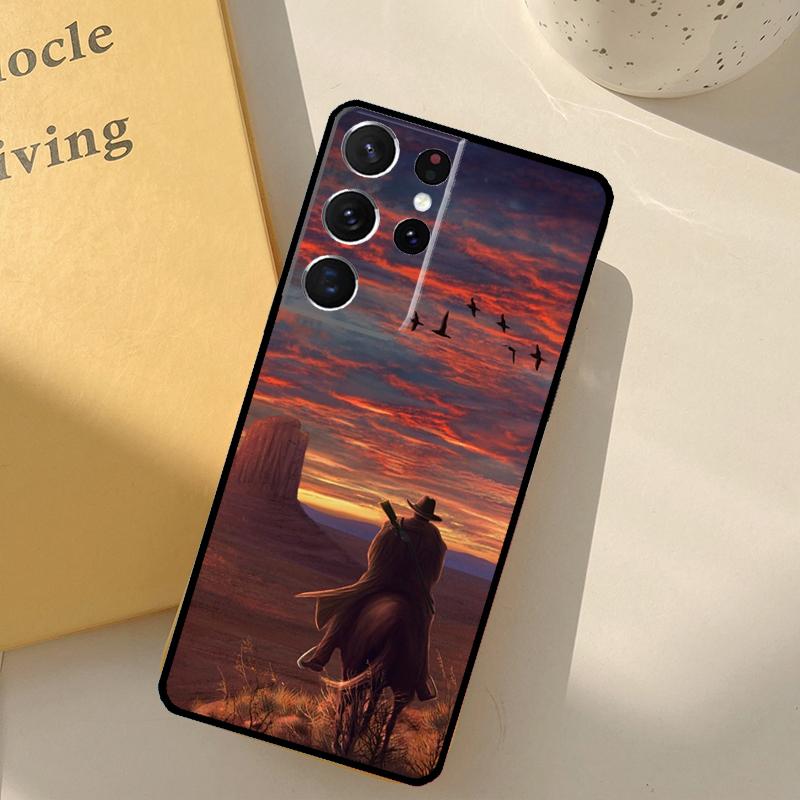 Red Dead Redemption 2 Phone Case For Samsung Galaxy S25 S20 S21 S22 S23 S24 Ultra S9 S10 Plus S25 FE Cover Shell