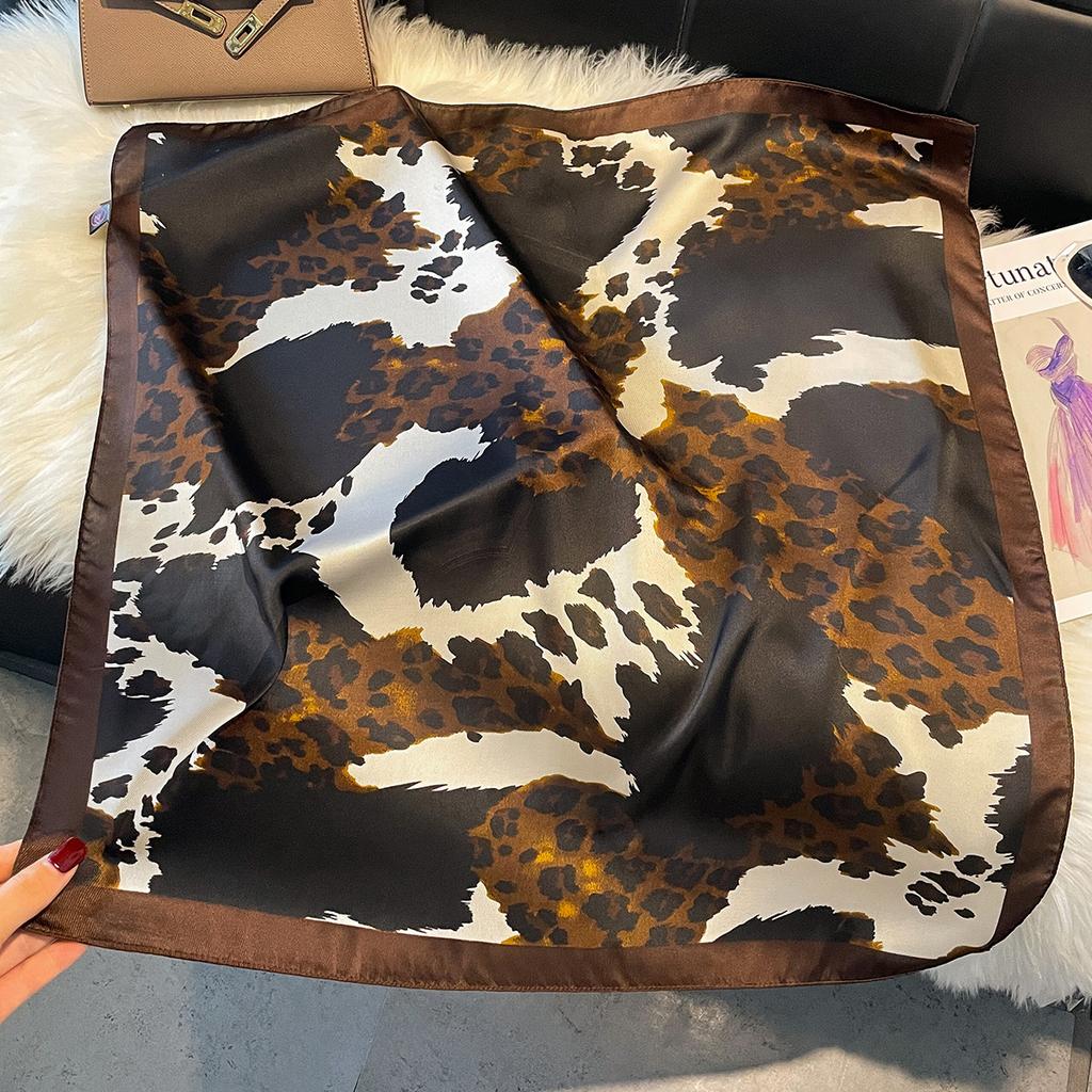 Light Luxury High-End Imitation Silk Scarf Summer Classic Silk Chinese Scarf Shawl Scarf Women'S