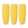 3PCS Bite Tough Squeaky Dog Toy Corn Shape Corn Shaped Toy Durable Build Latex Dog Toy  Daily Play