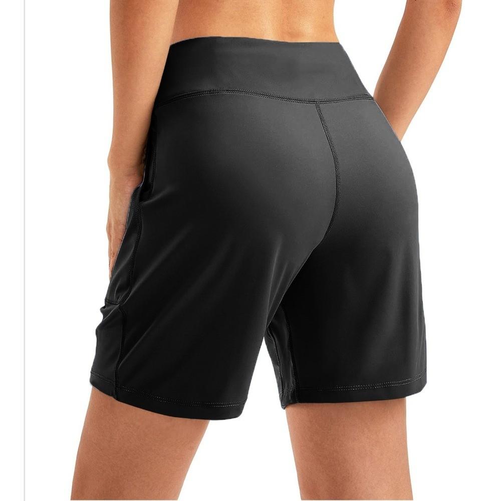 Quick Dry Sport Shorts High Waist Yoga Pants Lightweight Women Running Shorts  Outdoor Sports