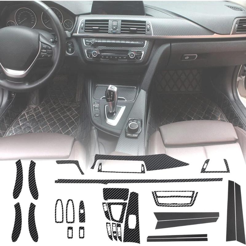Für BMW 3er 4er / F30 F31 F32 F34 F36 Auto Mittelkonsole TPU Karbonfaser Schutzfolie Kratzfest Reparaturfolie