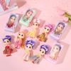 Fun Mini Princess Dolls Cartoon Cute Confused Wedding Dress Doll Toys Dollhouse Girls Princess Toy Kids Birthday Christmas Gifts