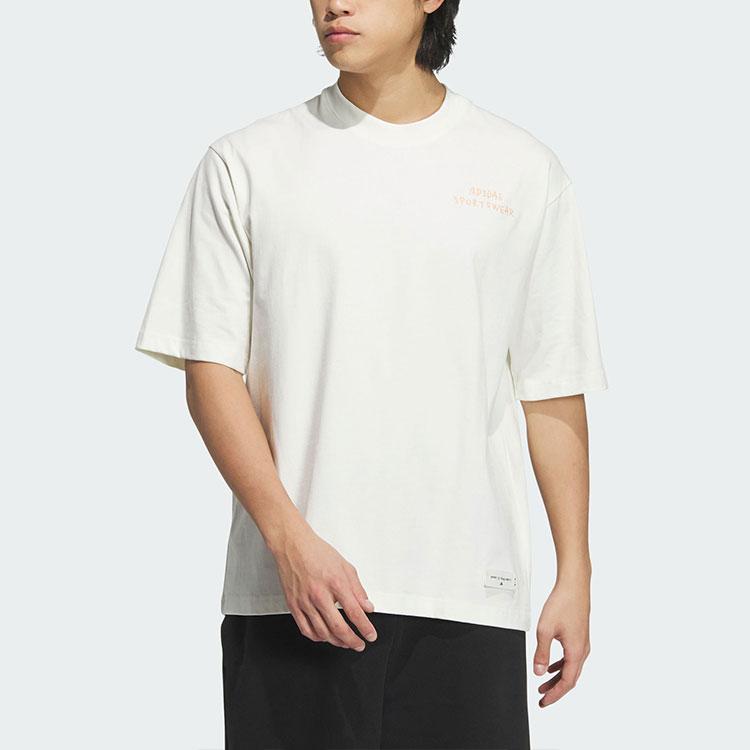 Adidas Graphic T-Shirt With Anime Print Men Tops Han-Jade-White JP4581