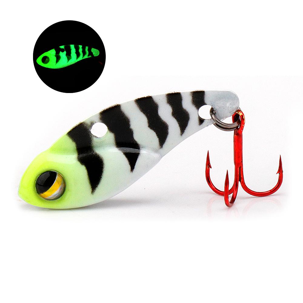 Mini Jigging Fishing Lure 25mm 3g Micro Metal VIB Sinking Cicada Wobblers Spoon Artificial Bait With Single Hook Tackle