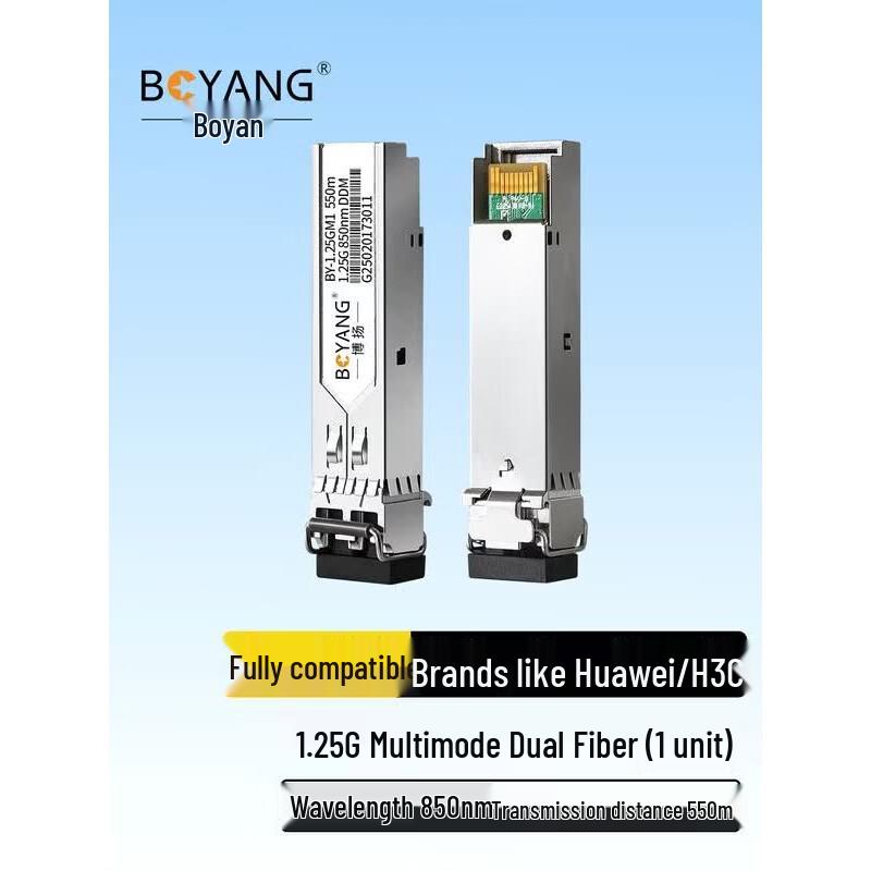 BOYANG BY-1.25GM1 SFP Gigabit Multimode Dual Fiber Optical Module