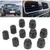 AC Service Port Caps, Universal Air Conditioning Service Cap ABS A/C Repair Refrigerant Charging Port Cover Auto Accessory (Pack of 10)