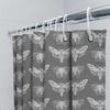 Moth Shower Curtain Nature Decor Vintage Botanical Pattern Bathroom Decor Rustic Home Decor Farmhouse Shower Curtain Artistic Wa