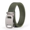 Simple Wild Style Automatic Buckle Waistband Luxury Brand Canvas Strap Men Nylon Braided Belt