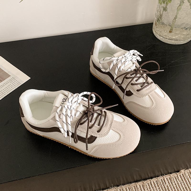 2025 new retro Dexun shoes versatile soft sole comfortable casual sports shoes board shoes Forrest Gump shoes little white shoes women's shoes