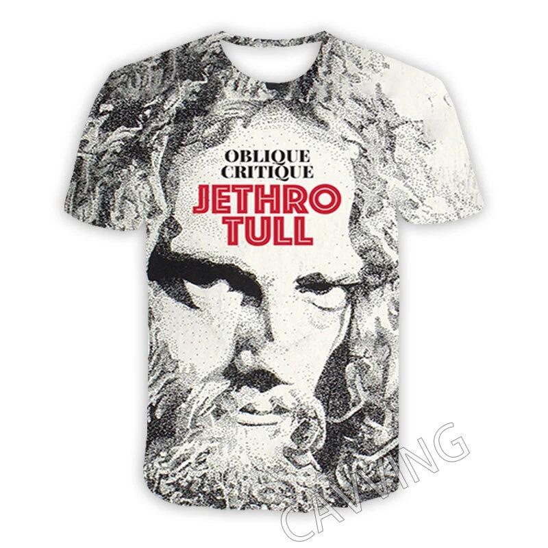 New Classic Jethro Tull Rock 3D Print T-shirts For Men Women Hip Hop Trend T Shirt Y2k Top Oversized Street Style Men's Clothing