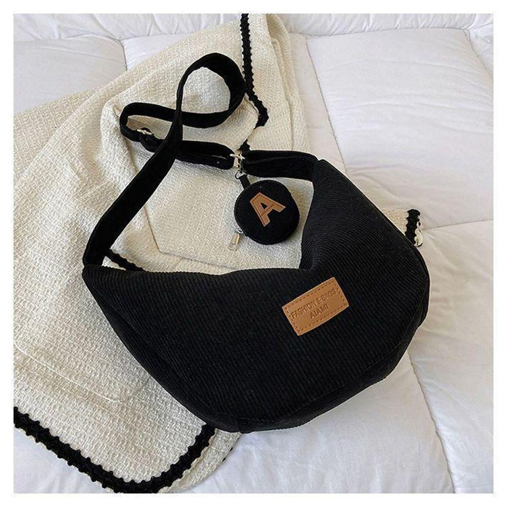 Shopping Bag Large Capacity Handbag Shoulder Bag Dumpling Shape Crossbody Bag For Everyday Office Leisure