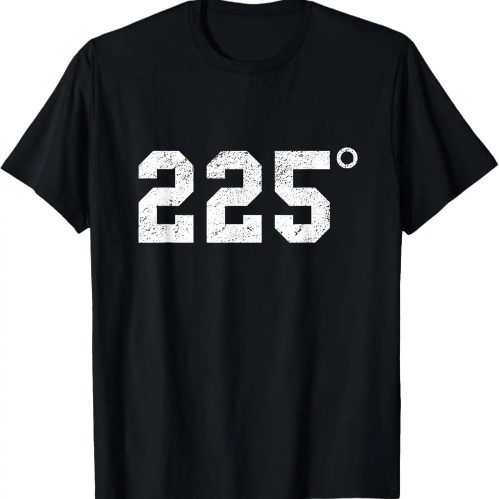 

225 Degrees - BBQ - Grilling - Smoking Meat T-Shirt XXXL чёрный