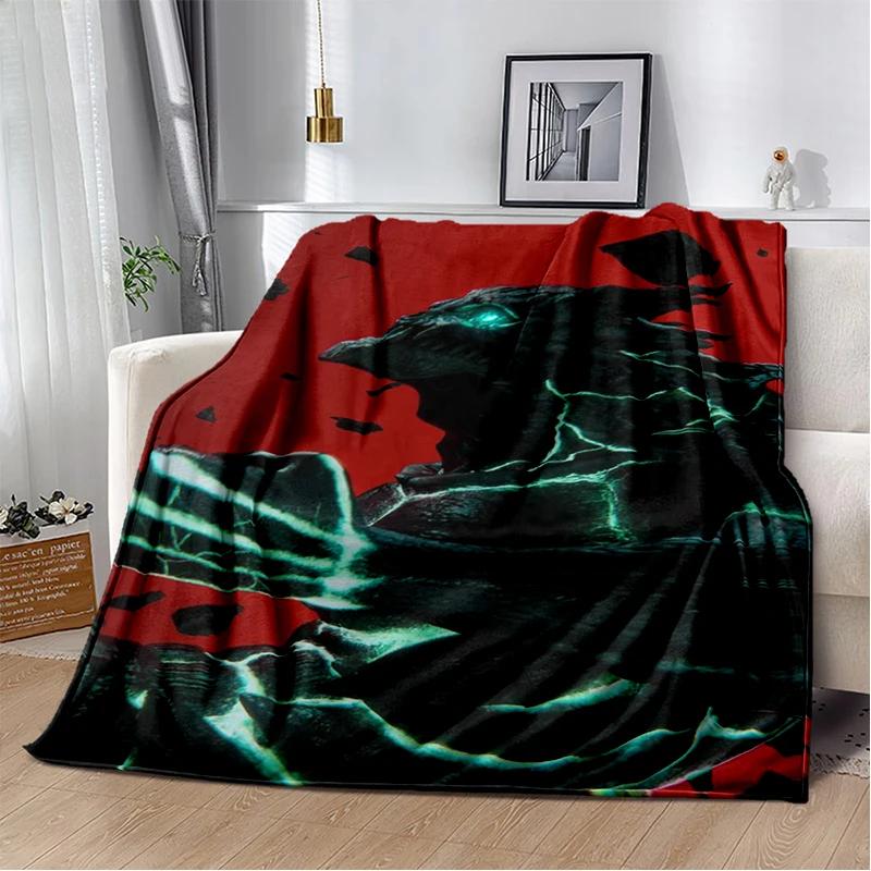 

3D Kaiju No.8 Anime Cartoon Soft Flannel Blanket for Bed Bedroom Sofa Picnic,Throw Blanket for Cover Office Gift Kids 75x90cm