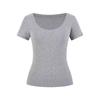 South East Asia U-neck Slim-fit Short-sleeved Women's Summer New Spice Girls Short Slim Top