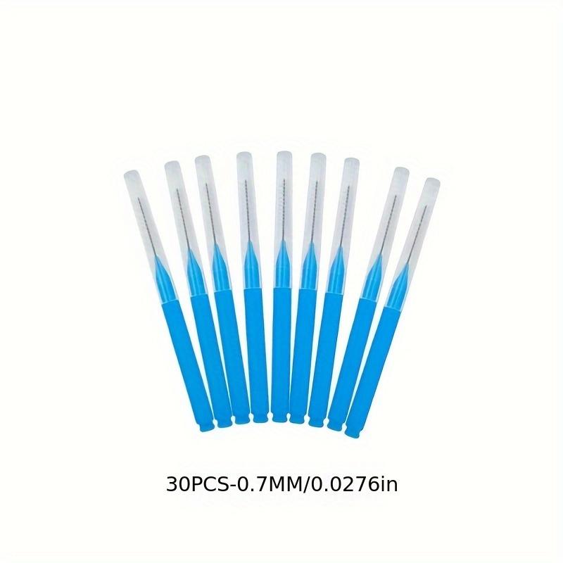 Pencil-style Interdental Brush Oral Interdental Brush I-shaped Straight Bracket Interdental Brush 30pcs/box