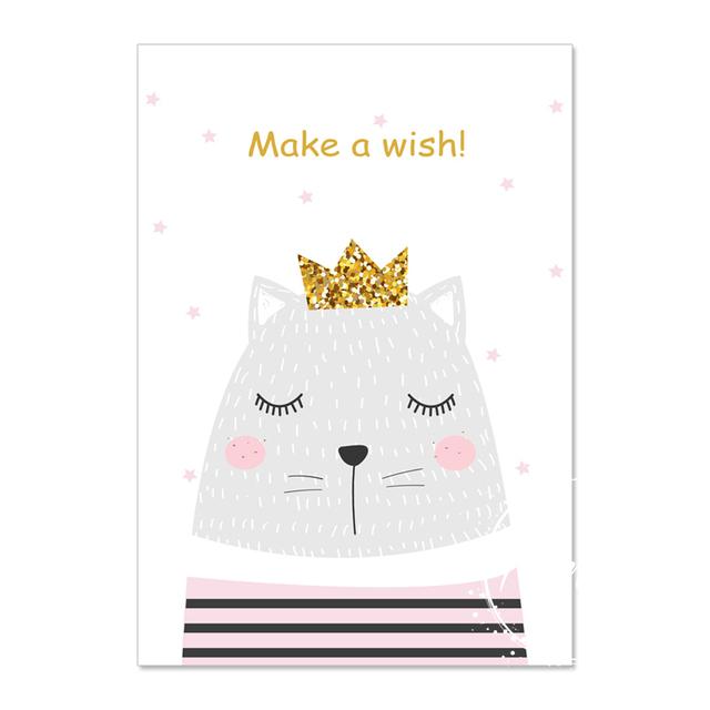 Nordic Decoration Sheets Picture Wall Art Poster Children's Canvases Room Paintings For Nursery Decorative Prints Wall Posters No Frame