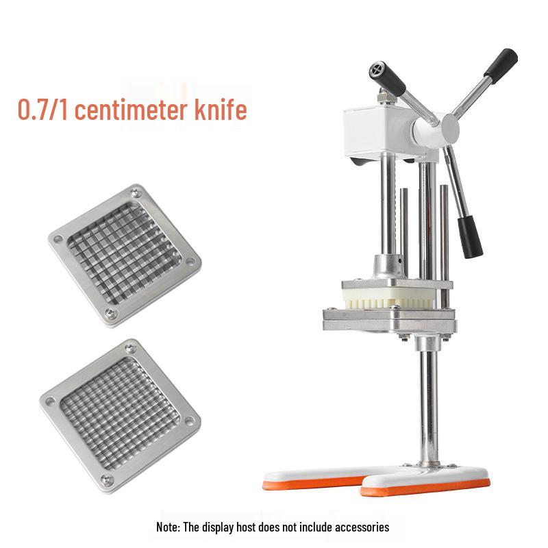 Manual Vegetable Dicer: Fries Cutter, Potato & Cucumber Slicer, Vertical Radish & Strip Slicer.