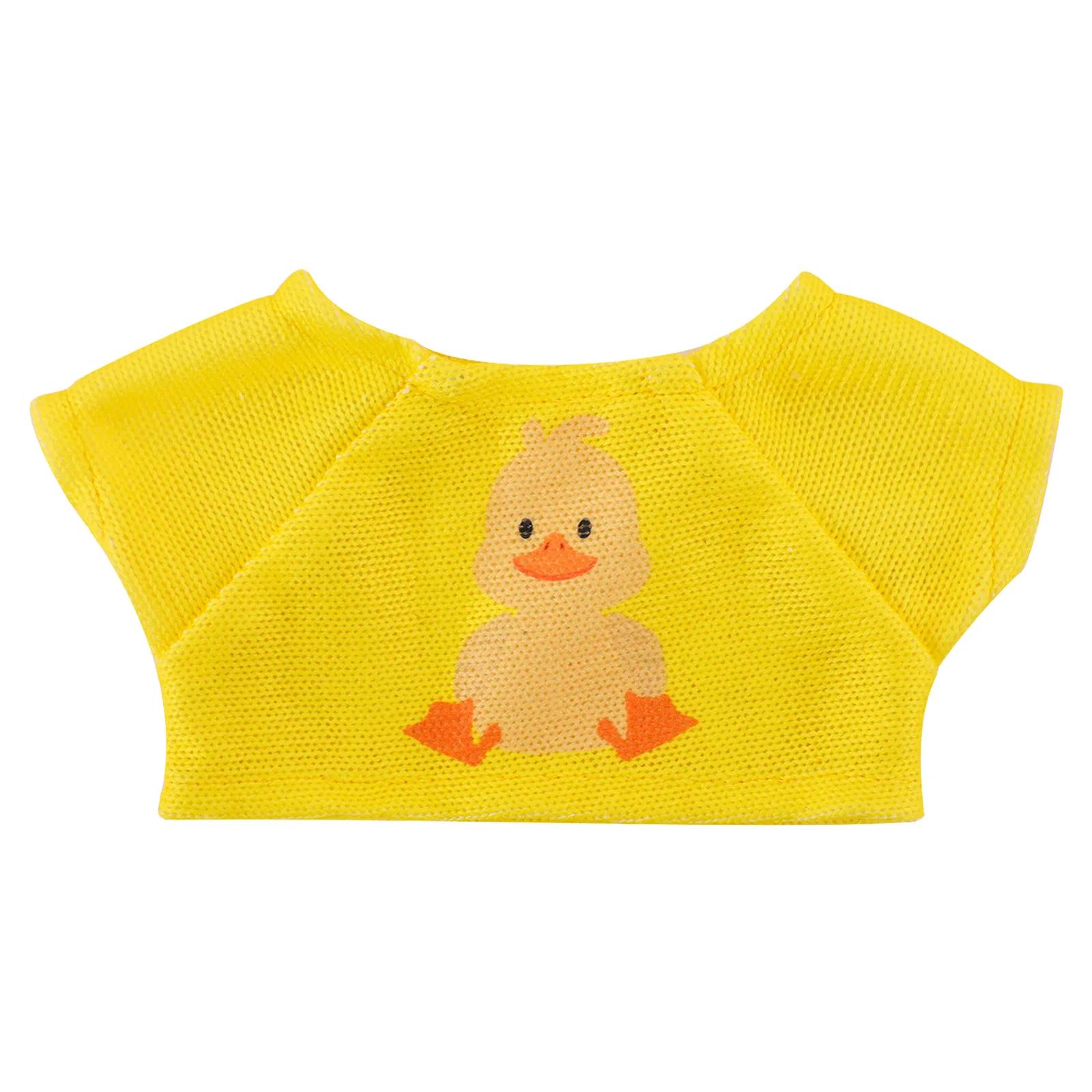 

30cm Cafe LaLafanfan Duck Clothes Hoodie Cartoon Plush Toy Stuffed Soft Duck Doll Toys Animal Birthday Girl`s Gift for Kids DIY fit 30cm ducks