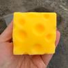 Squishy Cheese Cube Squeeze Toys Soft Butter Cheese Fidget Toy Slow Rebound Push Stress Relief Sensory Toy Christmas Present