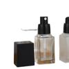 30ml Cosmetic Refill Bottle with Pump and Logo, 20g Spray Perfume Bottle