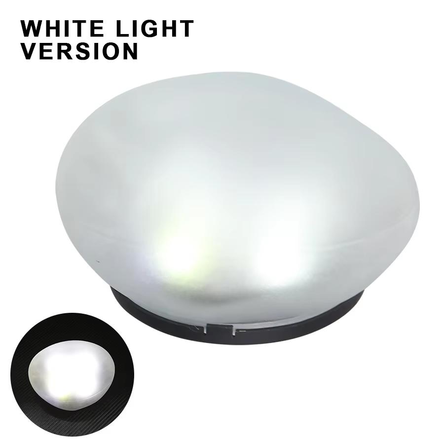 Solar LED Pebble Stone Light Outdoor Waterproof Lawn Lamp Garden Decoration Light Courtyard Pathway Night Light for Villa Landsc