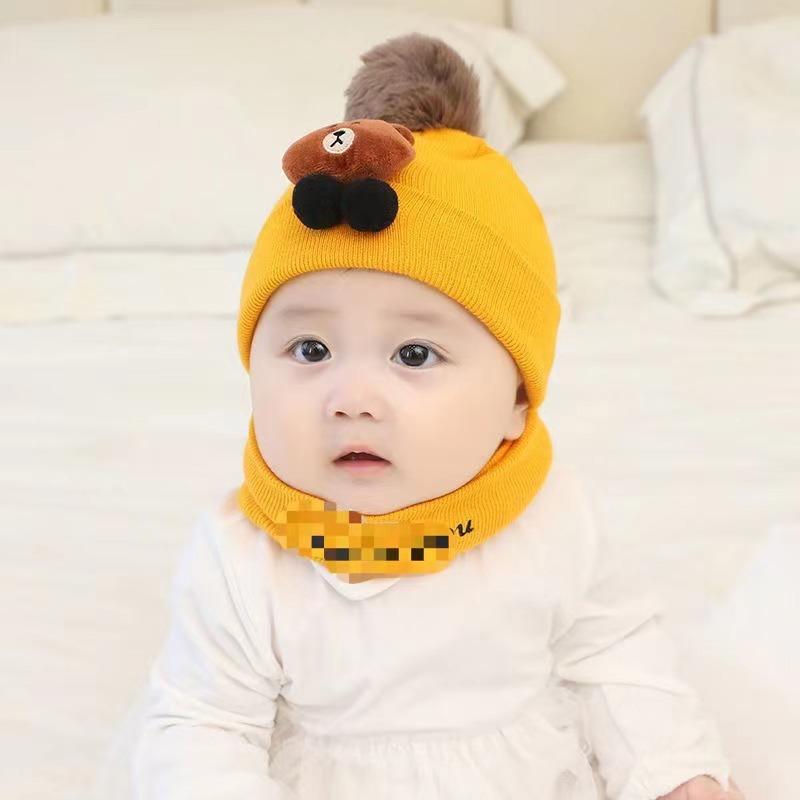 Baby Hat 3-6-12 Month Female Autumn Winter Baby Hat 0-1-2 Year Old Child Wool Male Hat Child Adult