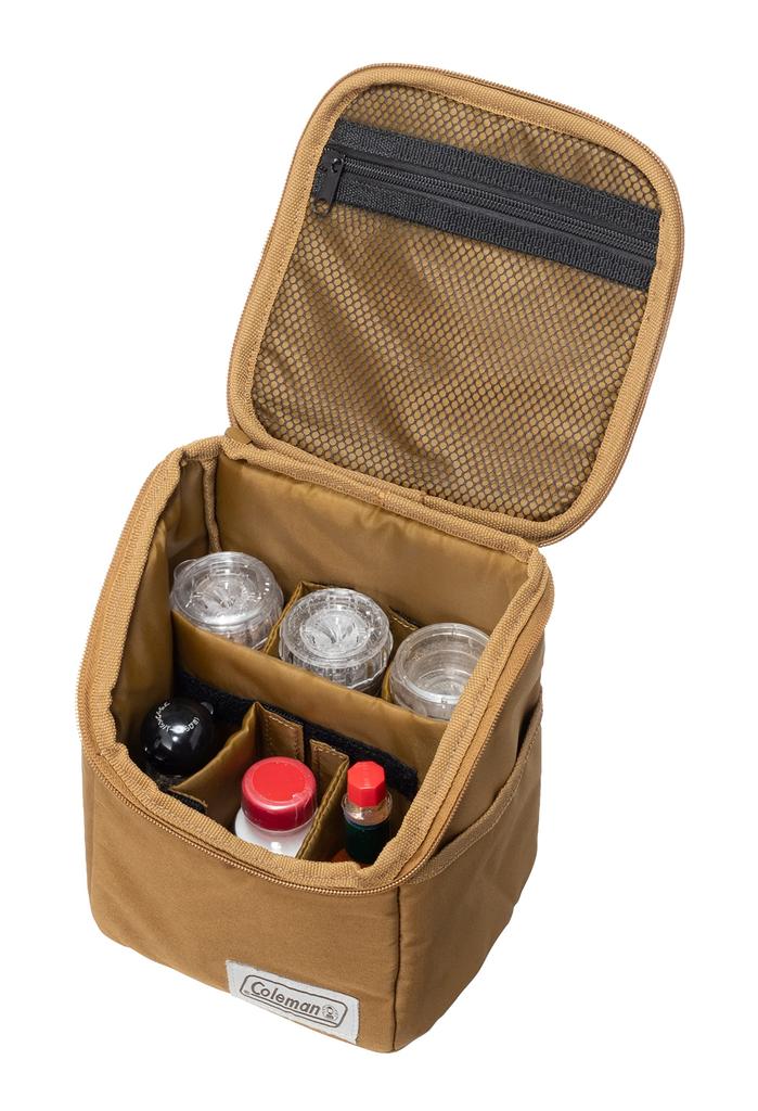 Coleman Seasoning Container Spice Box for Camping, Outdoors, BBQs, Storage, Portable, Lightweight, Easy Storage, Large Capacity, Divided into Portions