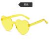 Heart Shape Sunglasses Love Heart Glasses Frameless Sunglasses