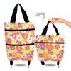 Foldable Wheeled Shopping Bag – Fashionable, Lightweight, & Customizable LOGO Option