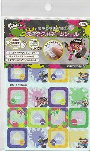 

Наклейка с именем Inagaki Clothing Splatoon 2 Easy для бирки белья TOCT001